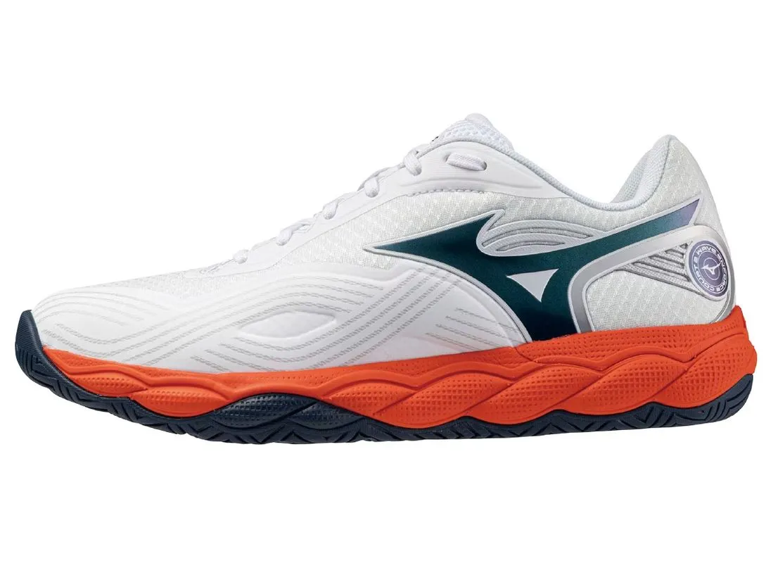Mizuno Wave Enforce Court 2 AC - white/insignia blue/orange