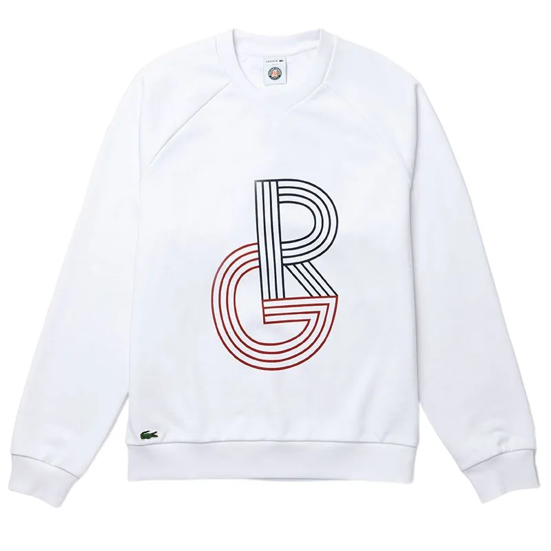 Lacoste Tennis Sweatshirt RG B - white/navy blue Lacoste Tennis Sweatshirt RG B - white/navy blue