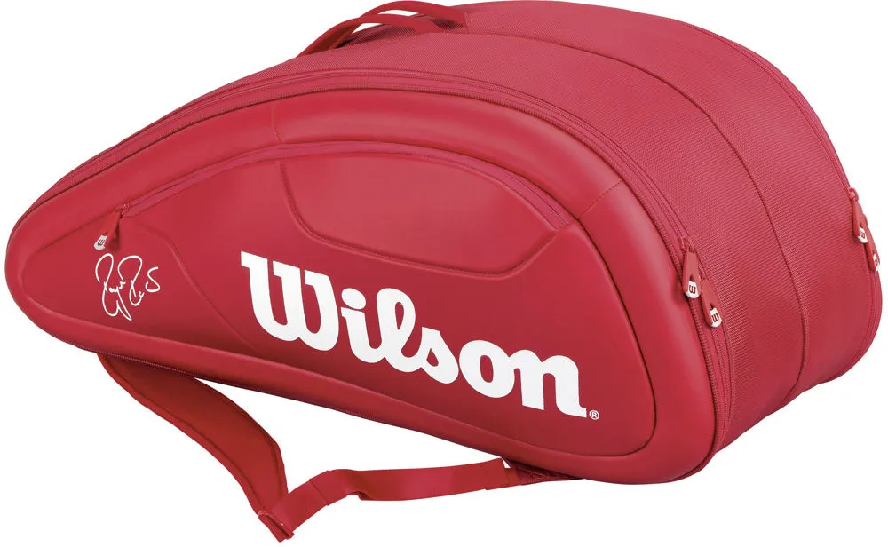 Wilson Federer DNA 12 Pk Bag - red