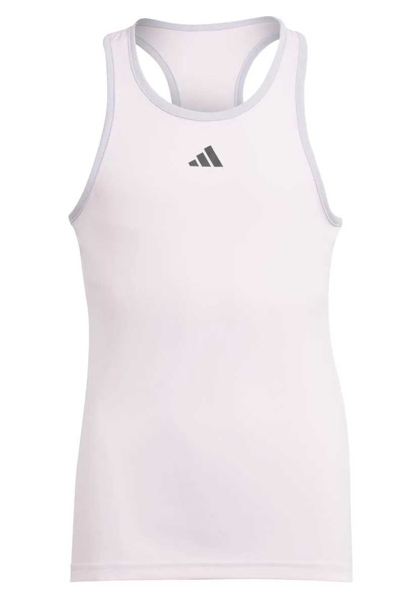 Adidas Girls Club Tank Top - clear pink