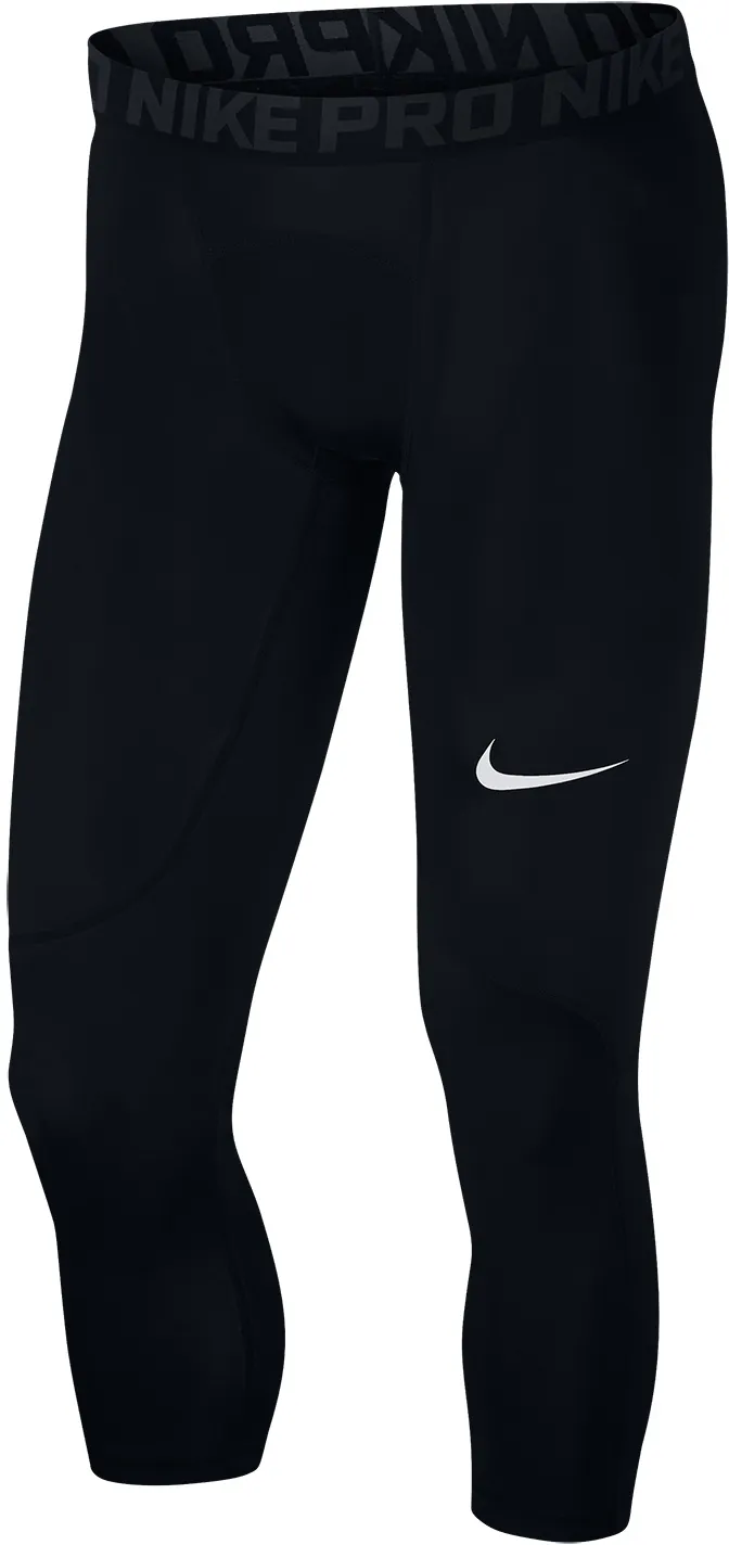 Nike Mens Pro Tight 3QT - black