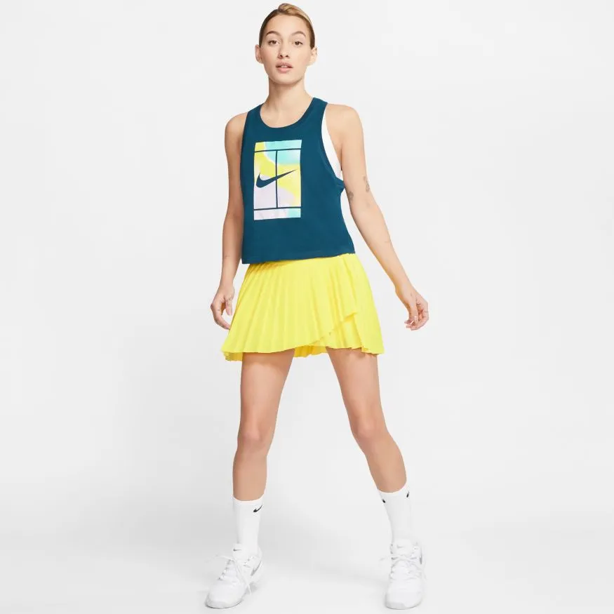 Nike Court Tank Crop Court SSNL - valerian blue