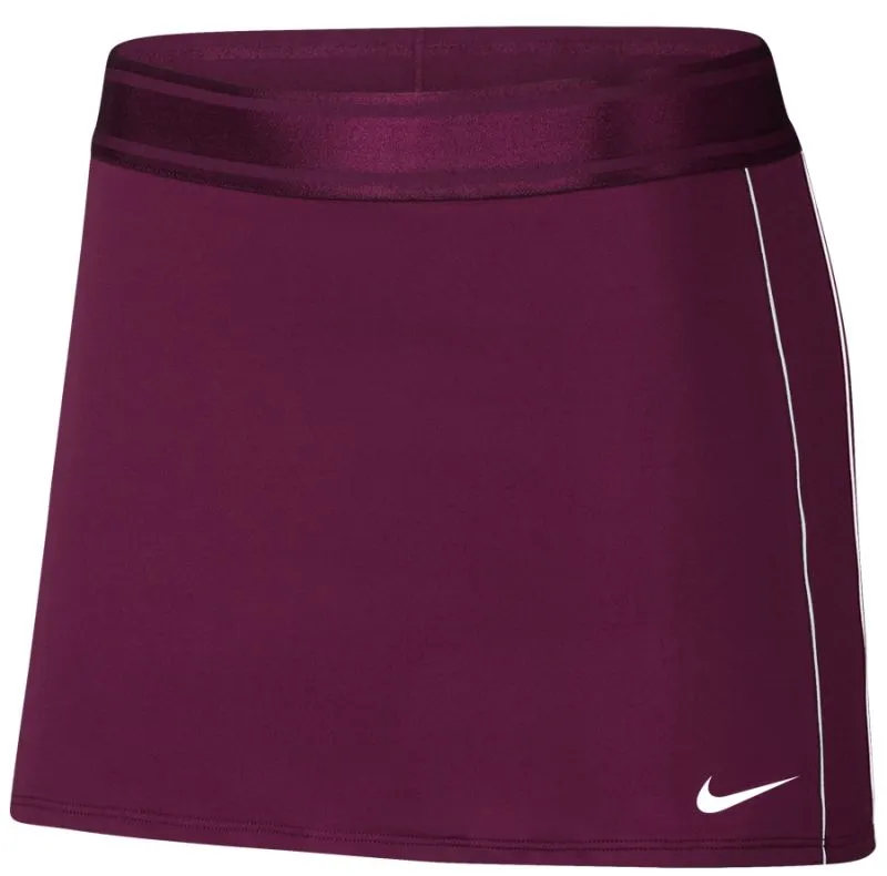 nike-court-dry-skirt-bordeaux-white-1 Nike Court Dry Skirt - bordeaux/white
