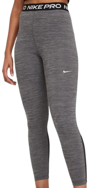 Nike Pro 365 Tight 7/8 Hi Rise Leggings - black/heather/white