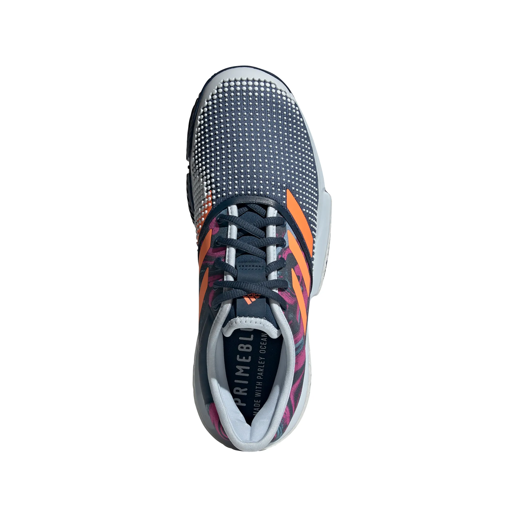 Adidas SoleCourt M Primeblue - halo blue/screaming pink/screaming orange