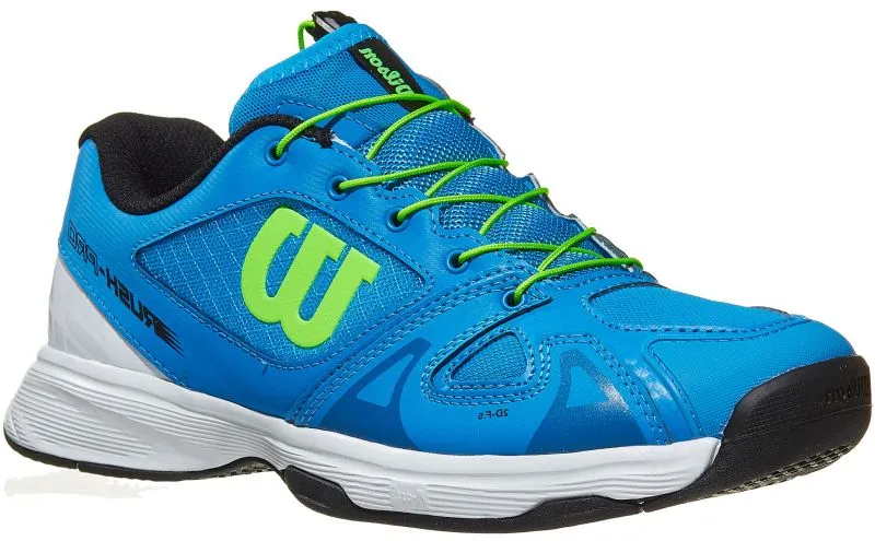 Wilson Rush Pro Junior QL - brilliant blue/white/green gecko