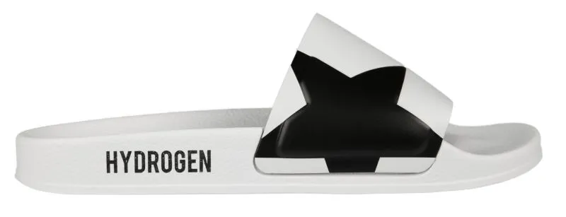 Hydrogen Cyber Slippers - white