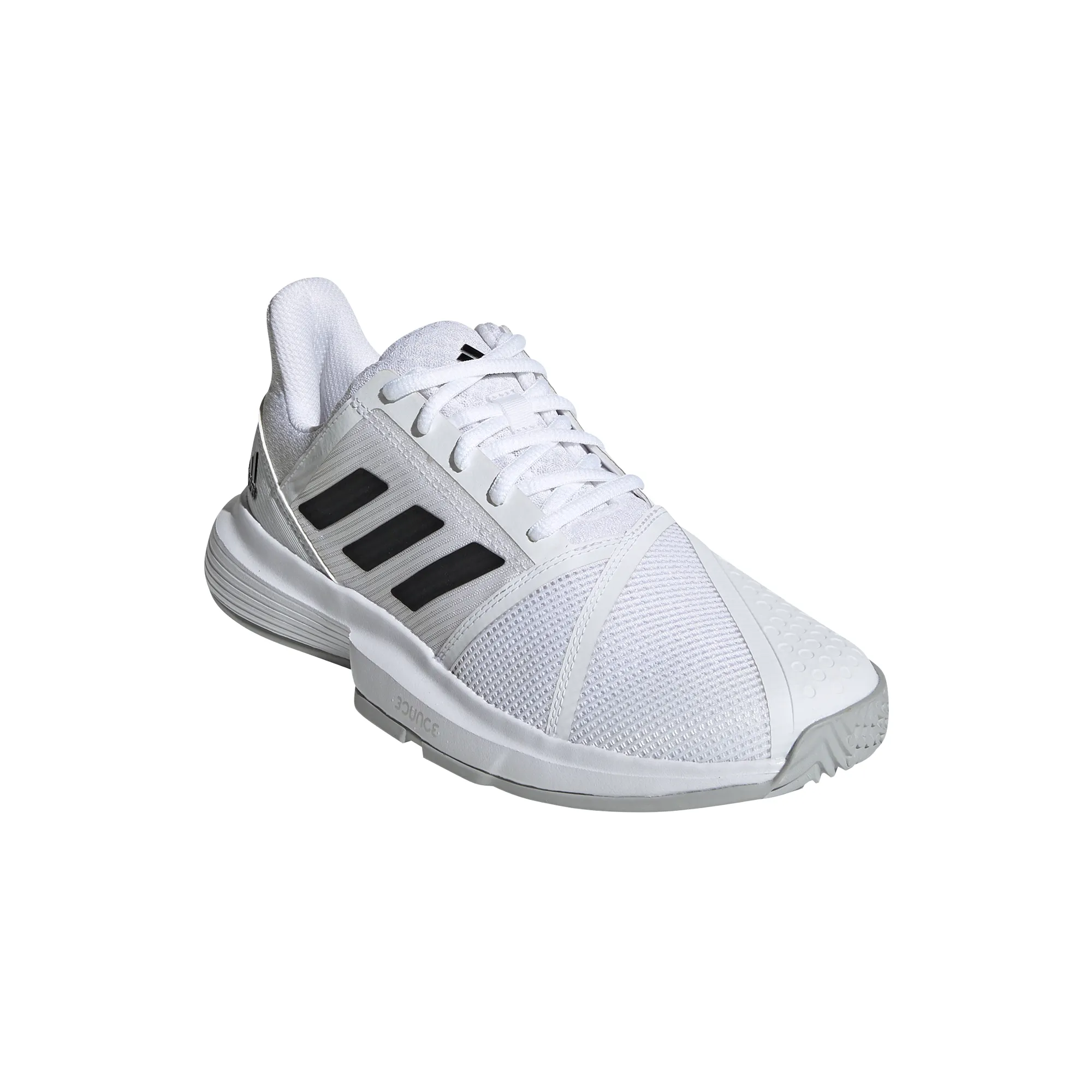Adidas CourtJam Bounce W - white/core black/metallic silver