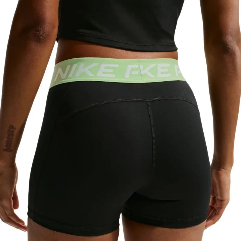 Nike Pro Dri-Fit 365 Mid-Rise 3in - black/barely volt/white