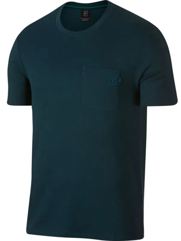 Nike Court Top SS Essential RF - midnight spruce