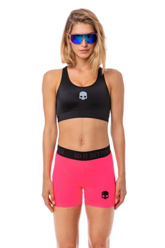Hydrogen Sports Bra - black/fuchsia fluo