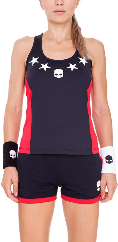 Hydrogen Tech Star Tank Top - black/grey melange Hydrogen Tech Star Tank Top - black/grey melange