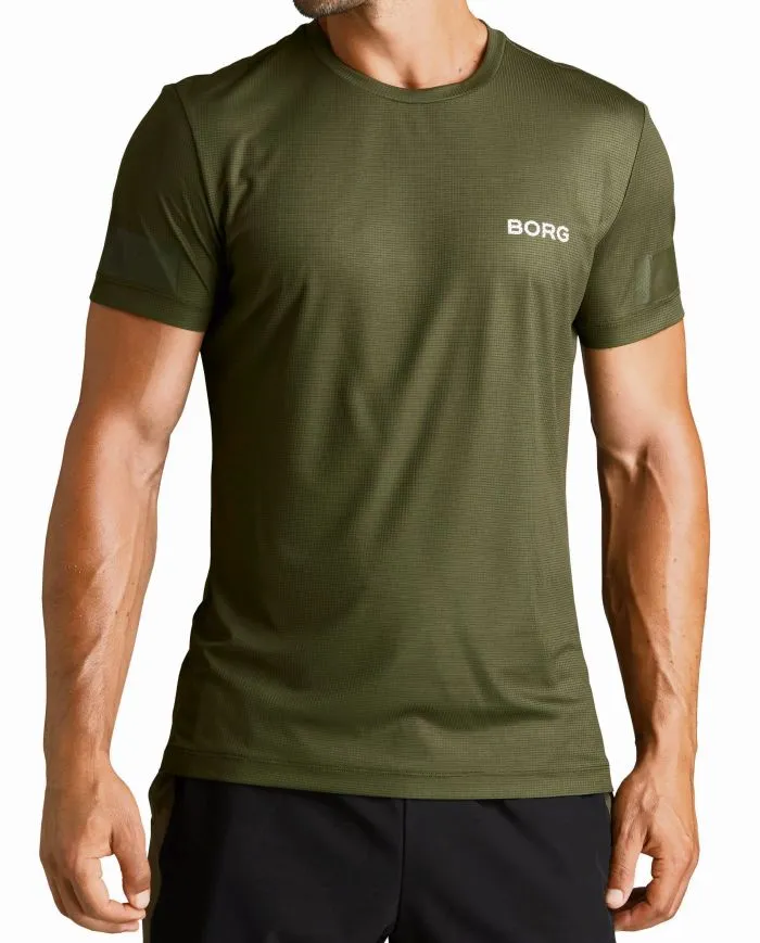 Björn Borg Training Tee M - ivy green