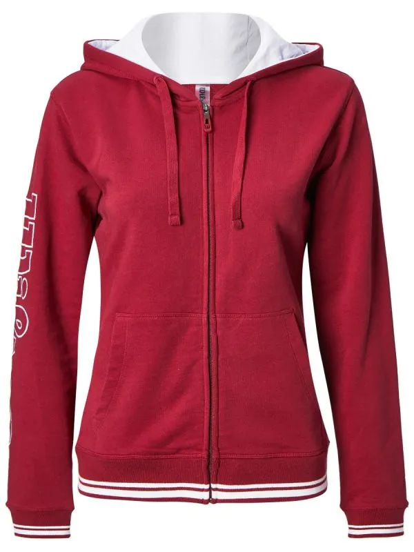 Wilson W Team II FZ Hoody - team cardinal