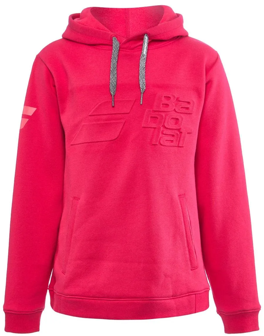 babolat-exercise-hood-sweat-jr-red-rose-1 Babolat Exercise Hood Sweat Jr - red rose