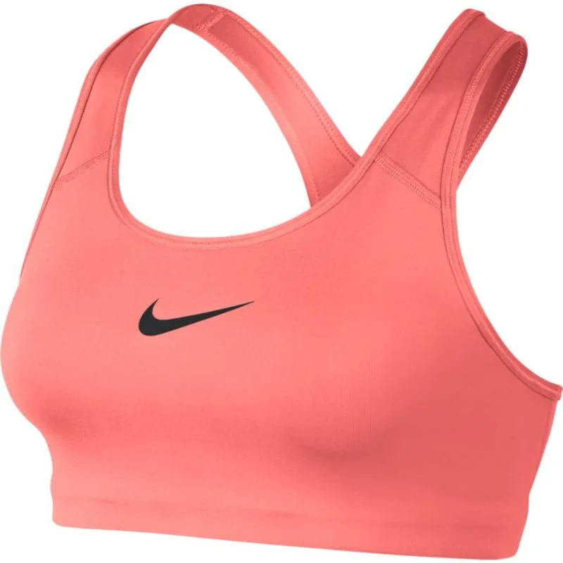 Nike Pro Classic Swoosh Bra - crimson pulse/black