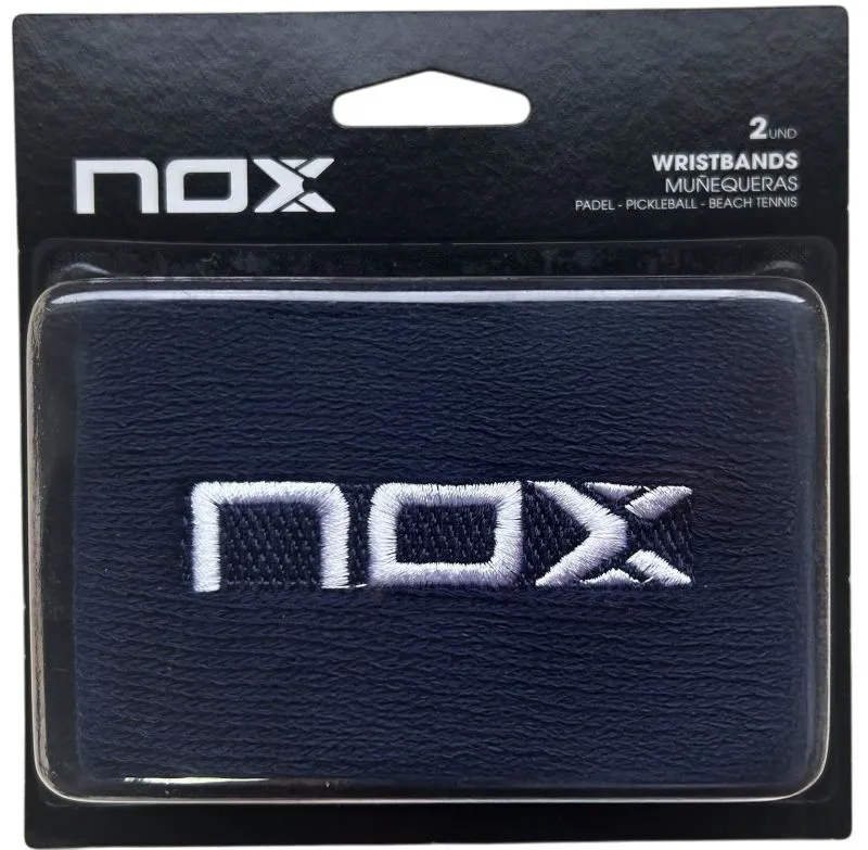 NOX Sport Wirstband 2P - navy/white NOX Sport Wirstband 2P - navy/white