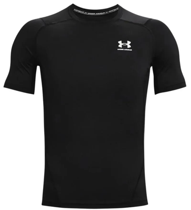 Under Armour HeatGear Short Sleeve - black/white