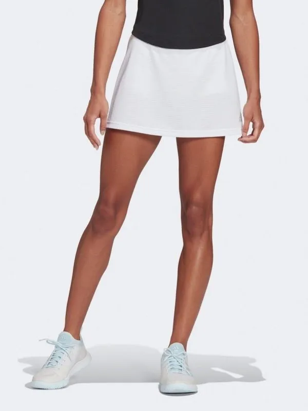 Adidas Club Skirt W - white/grey two