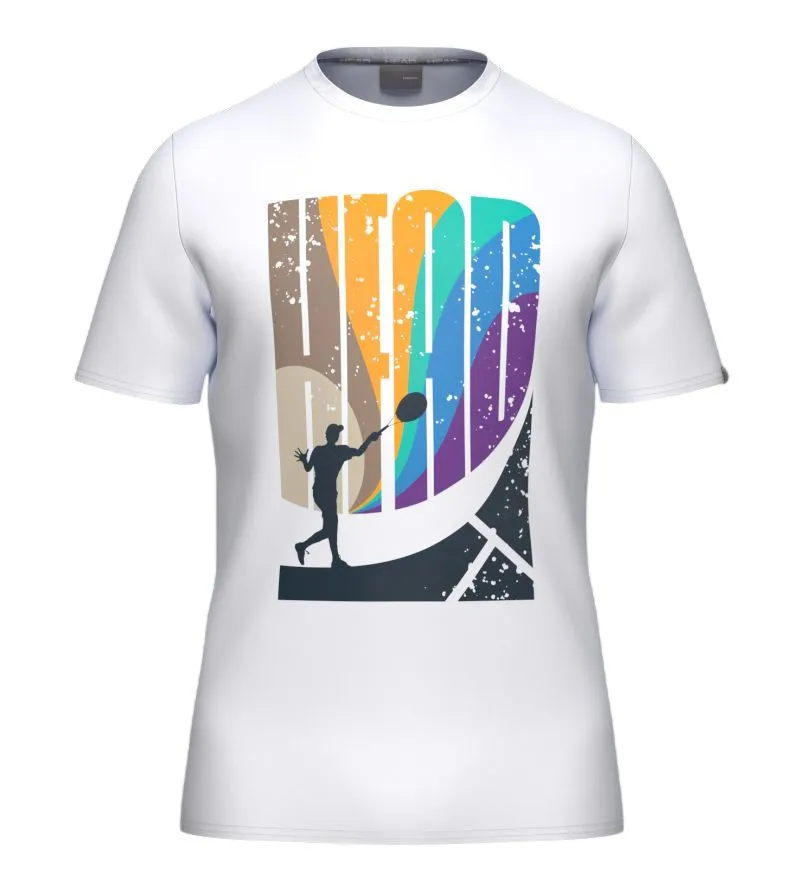 Men's T-shirt Head Vision - white/multicolor - White