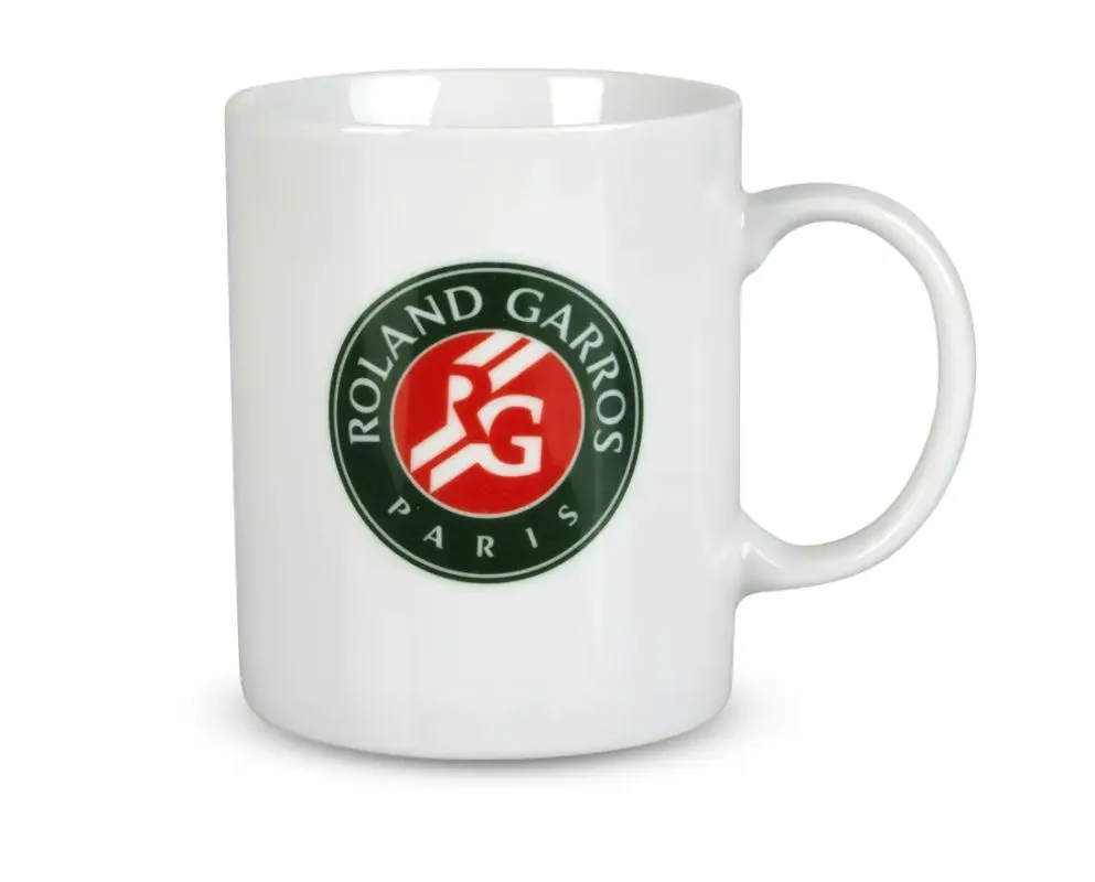 Roland Garros Logo Mug - white