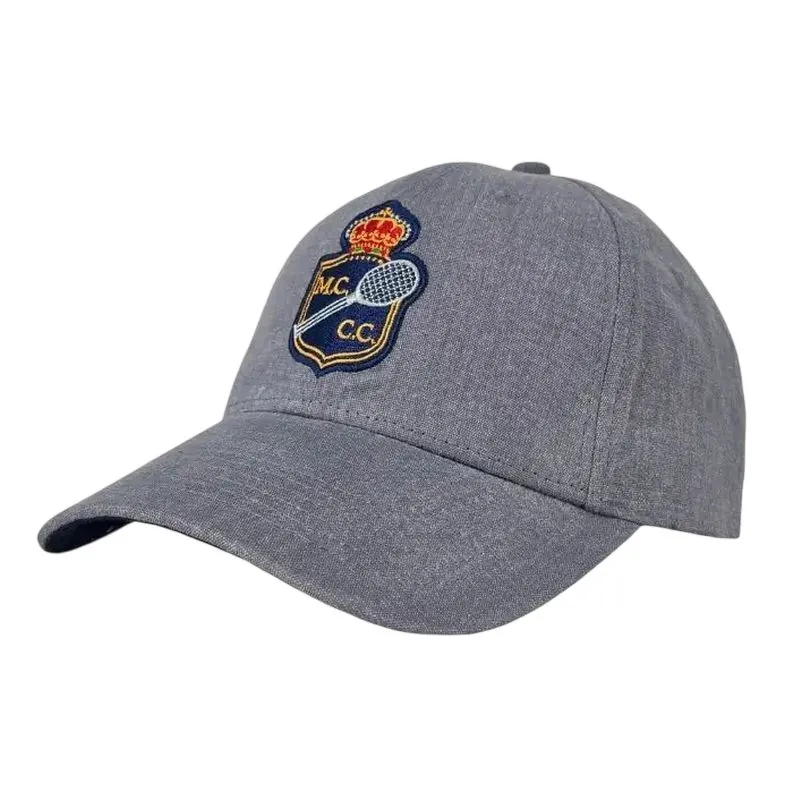 Monte-Carlo Country Club MCCC Washed Cotton - dark grey Monte-Carlo Country Club MCCC Washed Cotton - dark grey