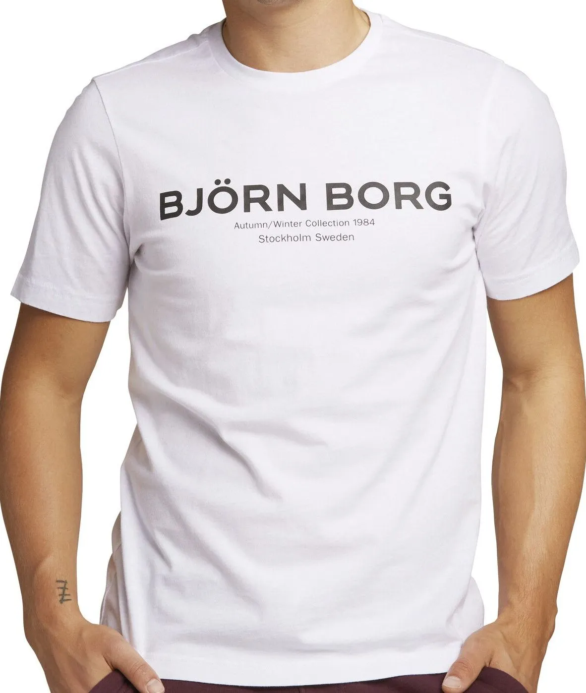 Björn Borg Tee Borg Sport - brilliant white