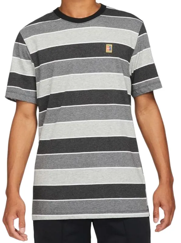 Nike Court Embedded Stripes Tee M Nike Court Embedded Stripes Tee M