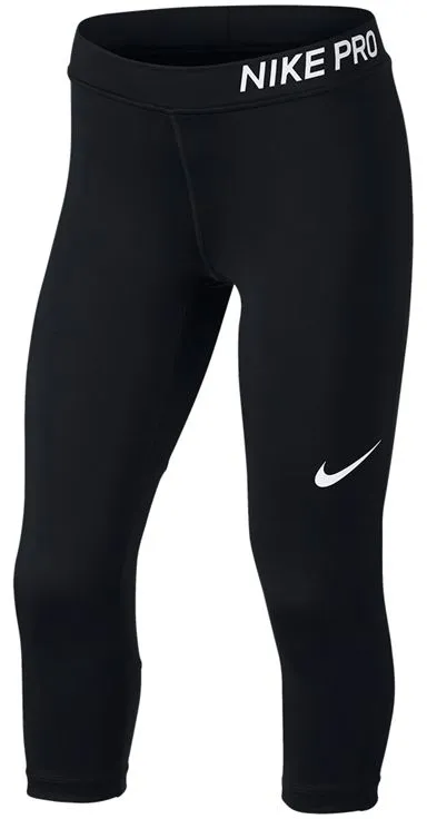 Nike Pro Capri Girls - black/black/black/white