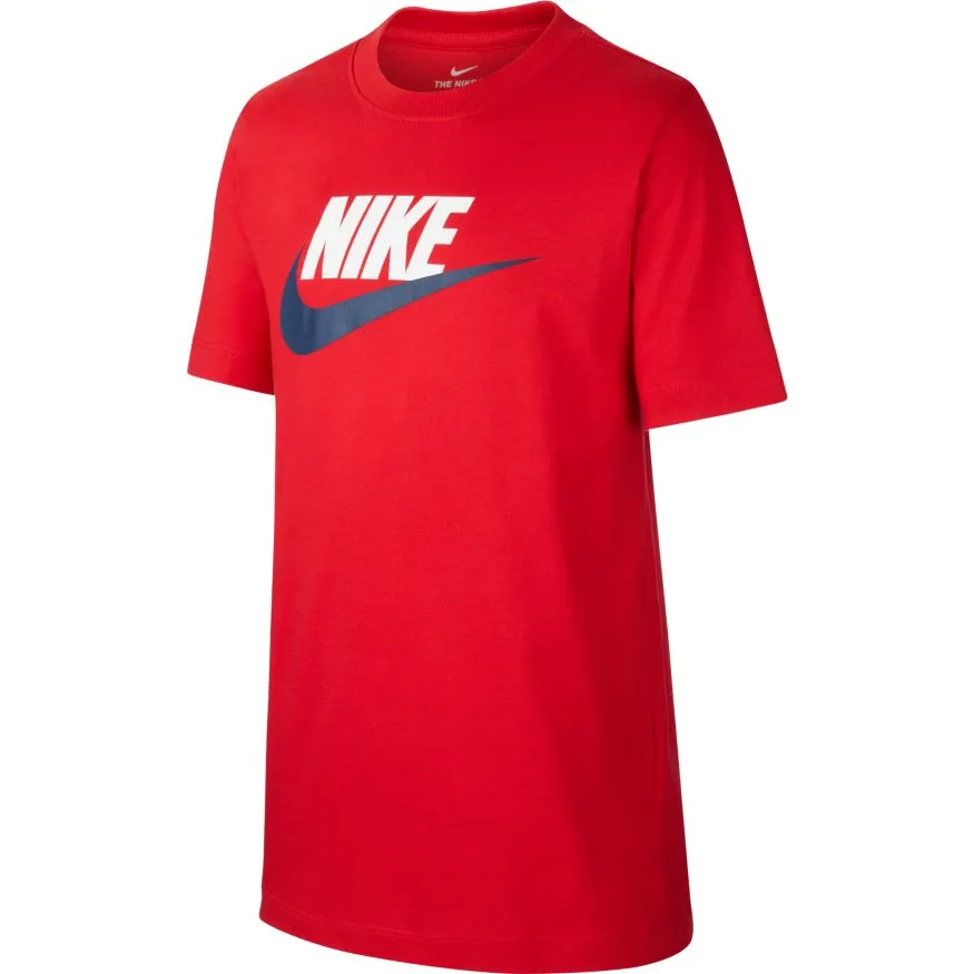 Nike Swoosh Tee Futura Icon TD - university red/white/midnight navy
