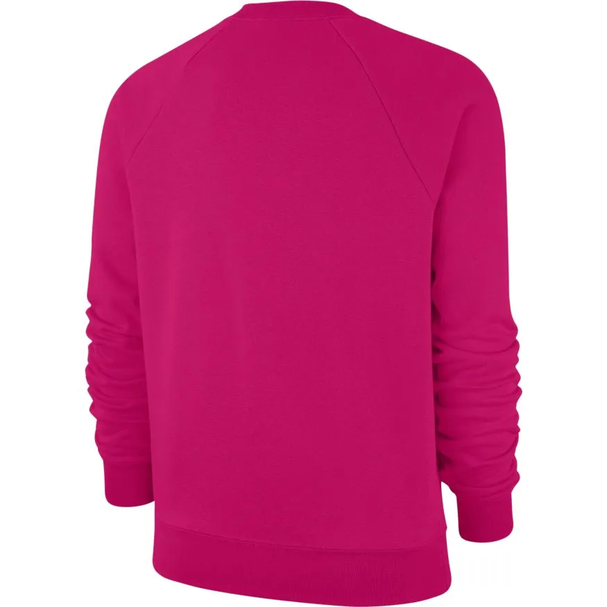 Nike Essential Crew Fleece - fireberry/white
