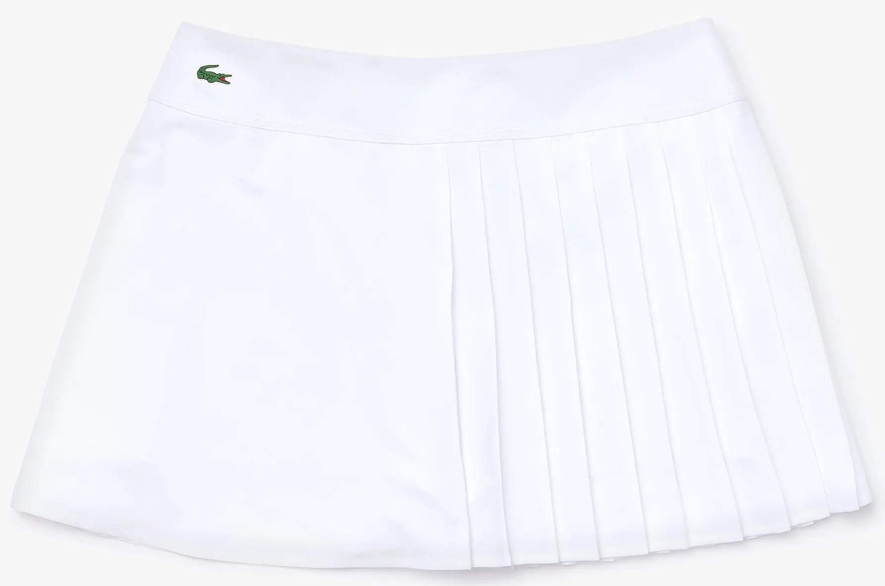 Lacoste Jupe Tennis Lacoste SPORT Au Plissé Asymétrique - white Lacoste Jupe Tennis Lacoste SPORT Au Plissé Asymétrique - white
