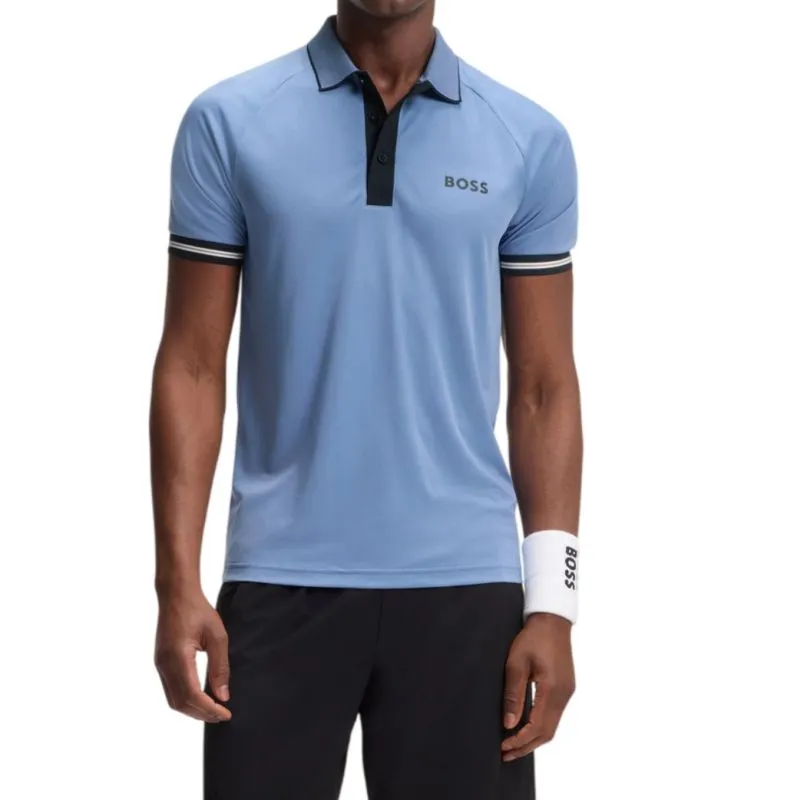 BOSS TOC Serve Polo - light/pastel blue