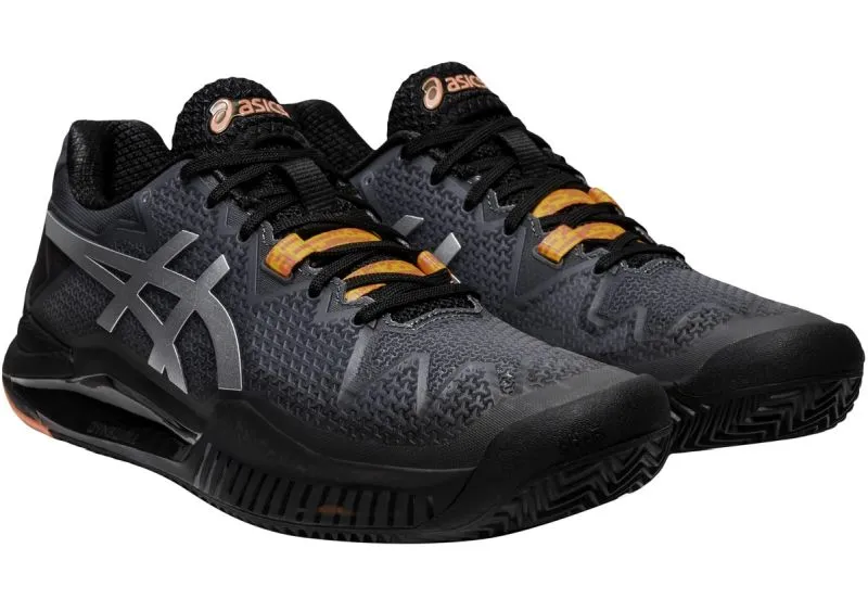 asics-gel-resolution-8-clay-l-e-w-black-sunrise-red-3 Asics Gel-Resolution 8 Clay L.E. W - black/sunrise red