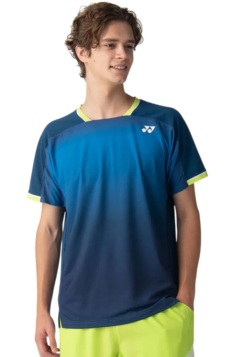 Men's T-shirt Yonex Crew Neck - blue - Blue