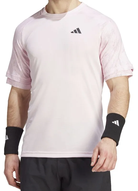 Adidas Melbourne Ergo Tennis Heat.Rdy Reglan T-Shirt - clear pink