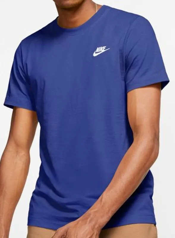 Nike NSW Club Tee M - astronomy blue/white