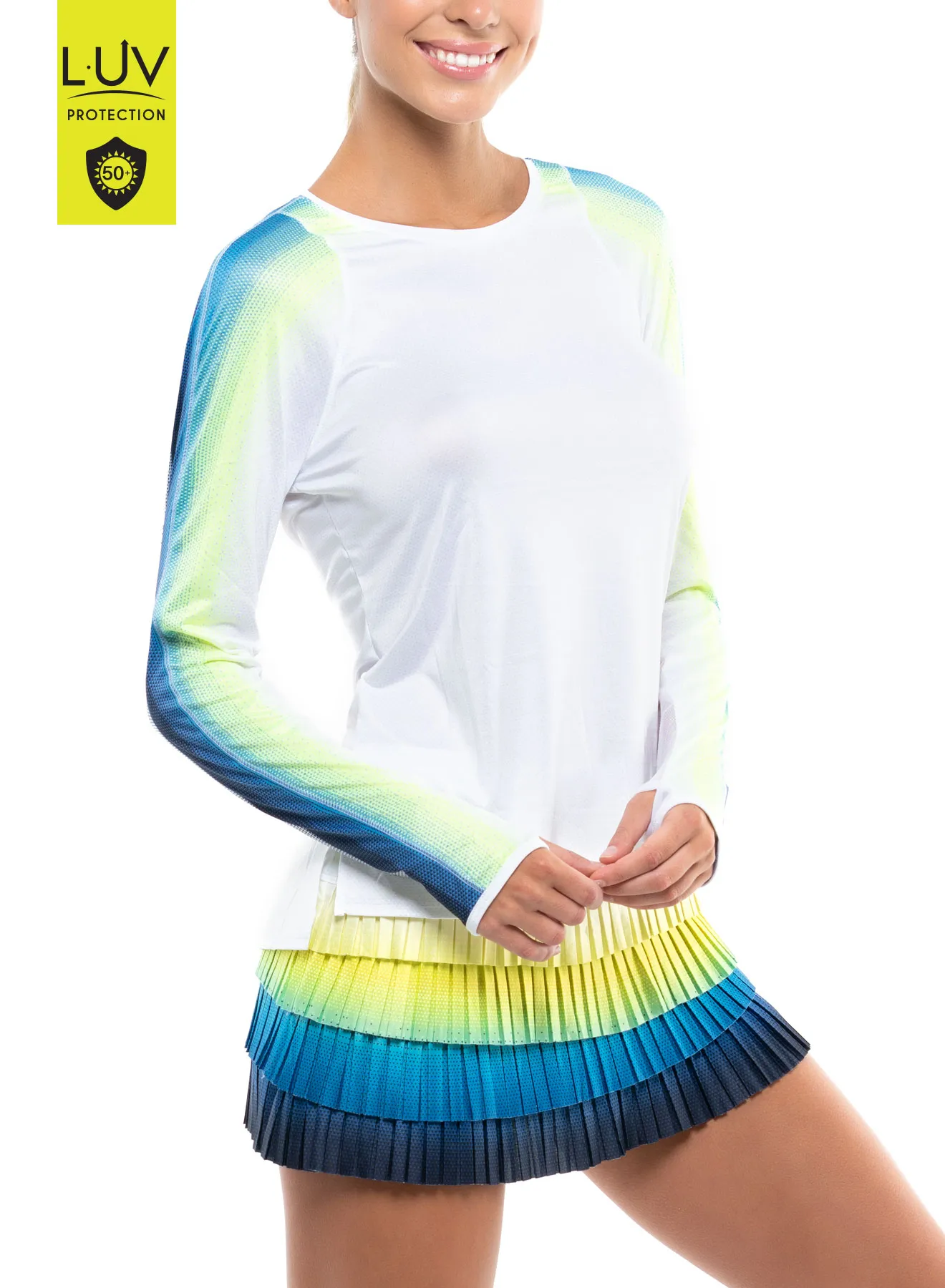 lucky-in-love-luv-prints-sea-breeze-stripe-l-s-women-breeze-2 Lucky in Love Luv Prints Sea Breeze Stripe L/S Women - breeze