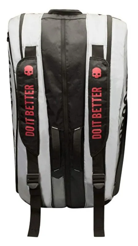 Hydrogen Tennis Bag 12 Rackets - black/silver