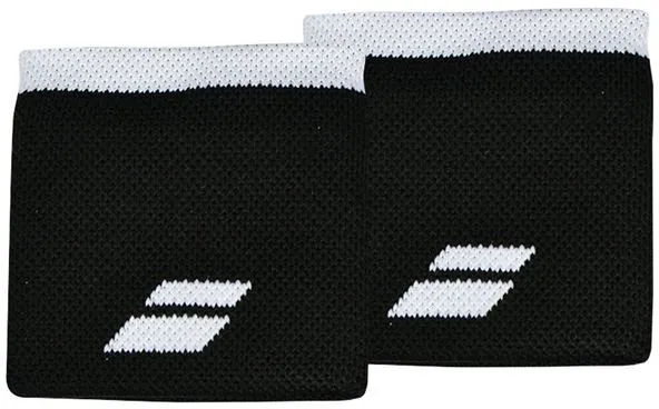Babolat Logo Wristband - black/white
