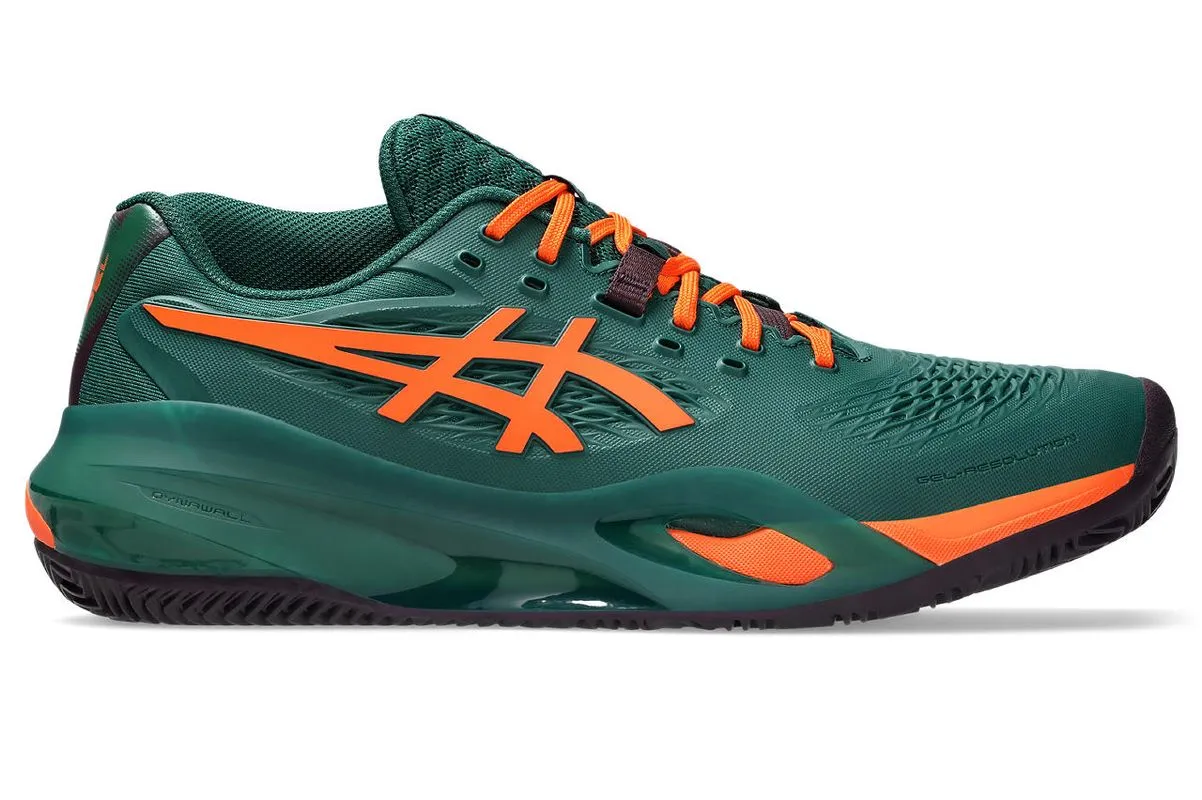 Asics Gel-Resolution X Padel - jewel green/energy orange Asics Gel-Resolution X Padel - jewel green/energy orange