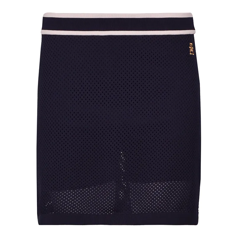 Tommy Hilfiger Imd Slim Mesh Skirt - desert sky