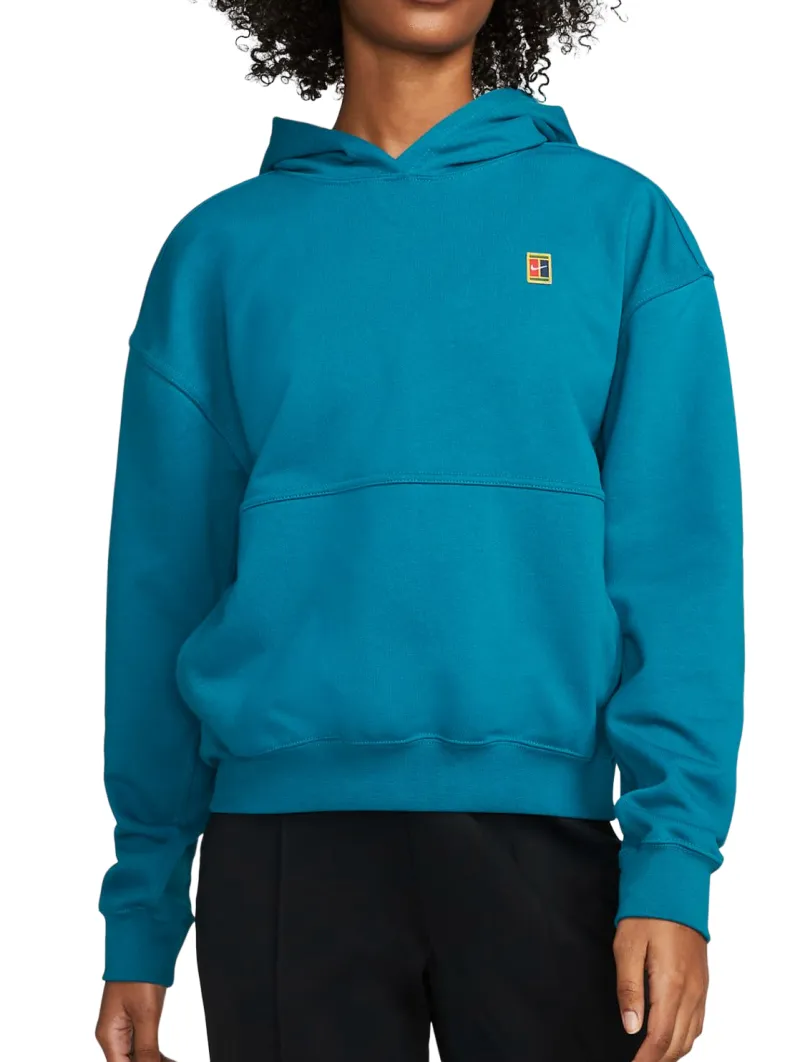 Nike Court Fleece Tennis Hoodie - green abyss Nike Court Fleece Tennis Hoodie - green abyss