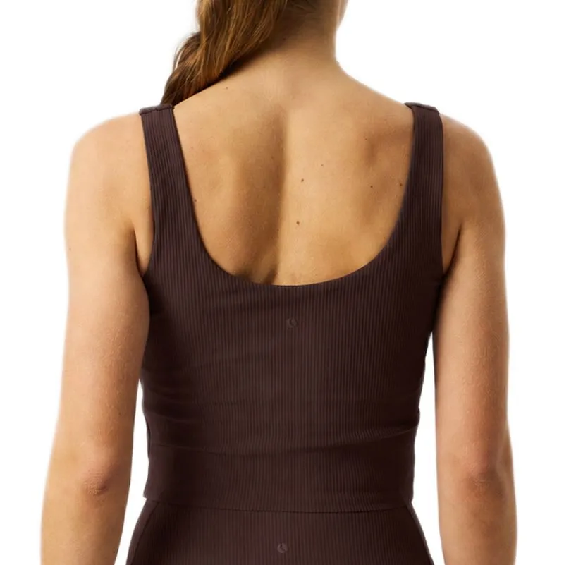 Björn Borg Studio Ribbed V-Neck - coffee bean