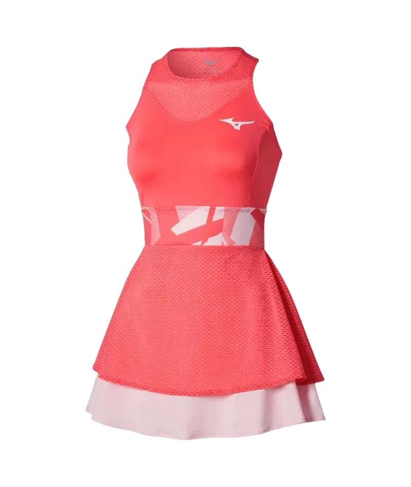 Women's dress Mizuno Daybreakers - calypso coral - Pink