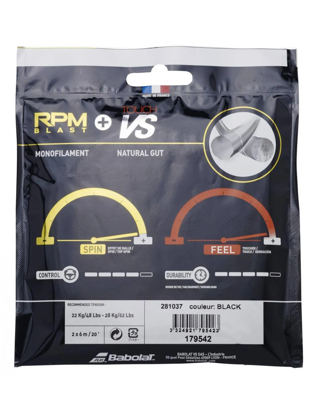 Babolat RPM Blast + VS Touch (2x6m)