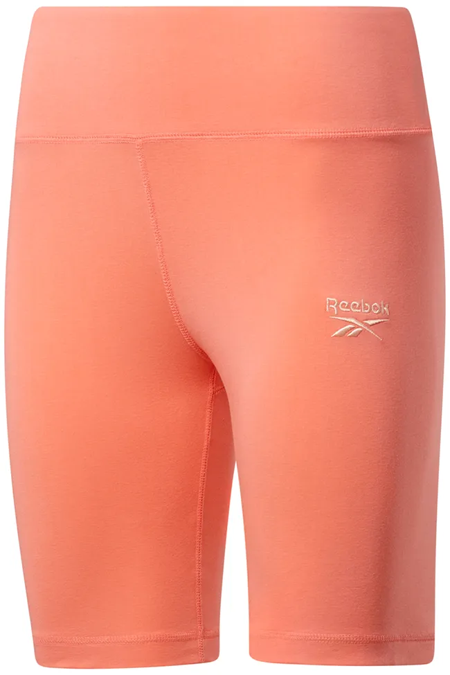 Reebok Womens RI SL Fitted Logo Shorts - twisted coral