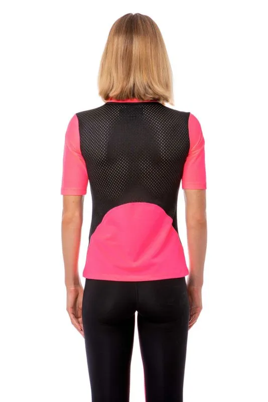 Hydrogen Second Skin Tee Woman - fluo fuchsia