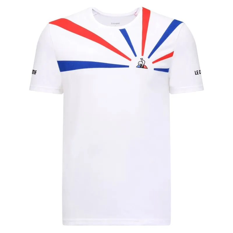 le-coq-sportif-tennis-tee-ss-20-no-2-m-new-optical-white-cobalt-1 Le Coq Sportif TENNIS Tee SS 20 No.2 M - new optical white/cobalt