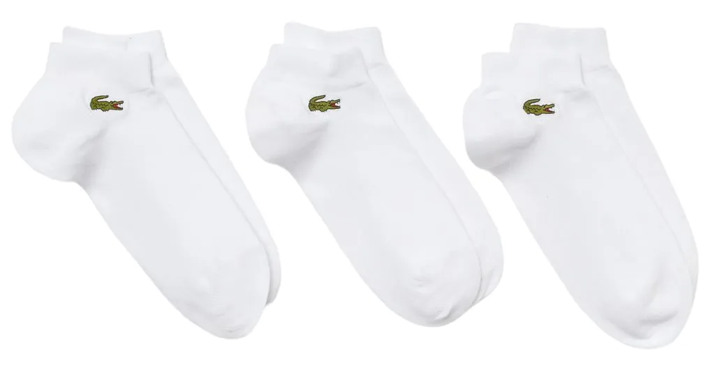 Lacoste SPORT Low-Cut Cotton Socks 3P